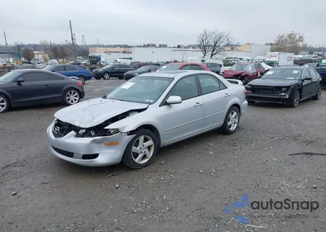 2004 Mazda Mazda6 I из США, поврежденный, VIN 1YVFP80C345N14894